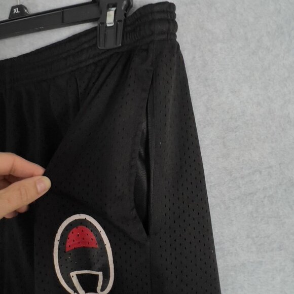 Champion Shorts Authentic Men Sz1 XL Black Gym Active Basketball Shorts Logo - Picture 6 of 11